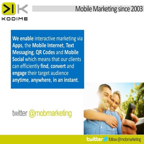 Kodime camerjam mobile marketing masterclass retail