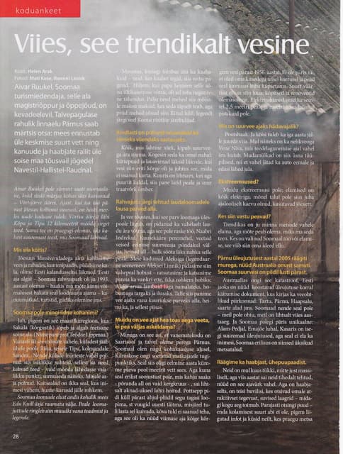 Kodukiri Soomaa suurvesi