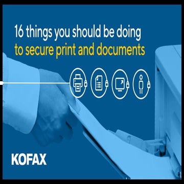Kofax Document Security 