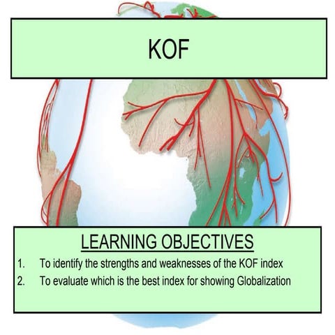 Kof index of globalisation
