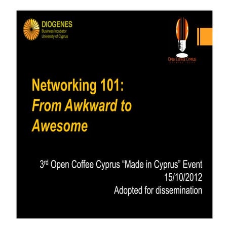 Kofteros dio networking ppt occy_15-10-2012 - short