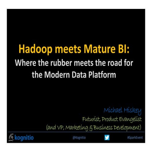 Kognitio spark modern data platform print