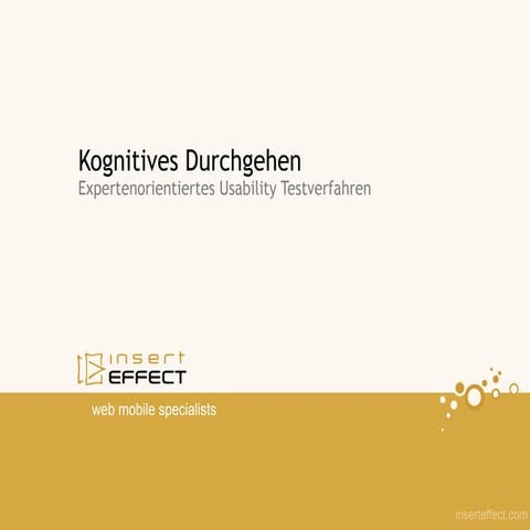 Kognitives durchgehen