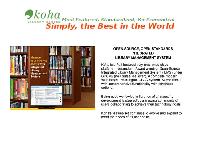 Koha Library Management System presentation