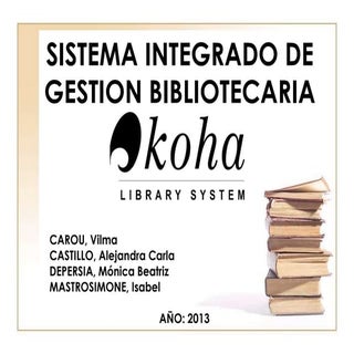 Sistema integrado de Gestión Biblio...