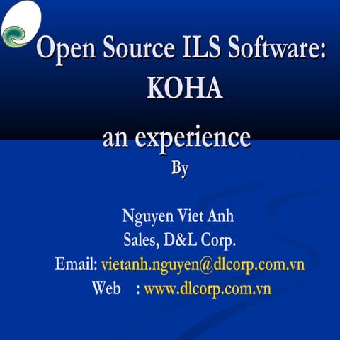 Koha presentation vn hoàn chỉnh v3