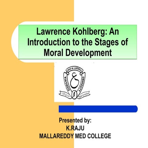 Kohlberg moral development