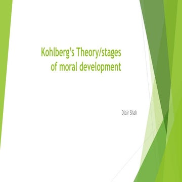Kohlberg’s theory