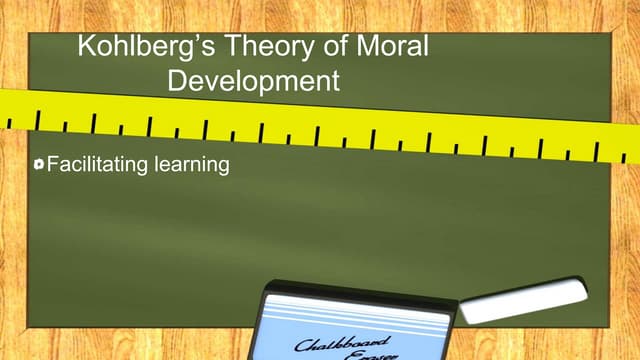 Kohlberg’s theory of moral development