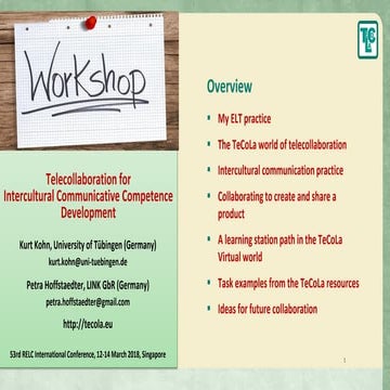 Kohn 2018_ELF - From research to pedagogy_RELC Conf 12-14 March 2018 | PDF