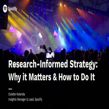 UX STRAT USA 2021: Colette Kolenda, Spotify