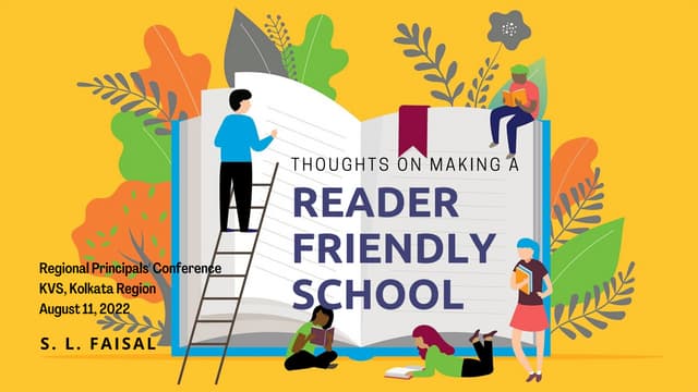 Thoughts on making a Reader-friendly School