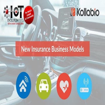 New Insurance Business Models in the age of Smart Sensors and Internet of Thi...
