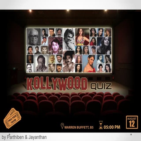Kollywood Quiz Finals 2013