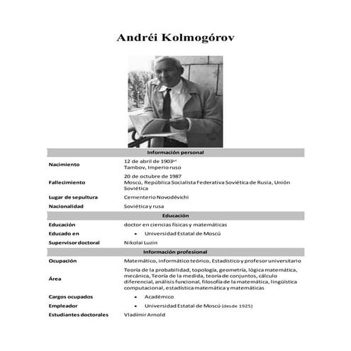 Kolmogrov