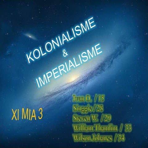 Kolonialisme dan imperialisme