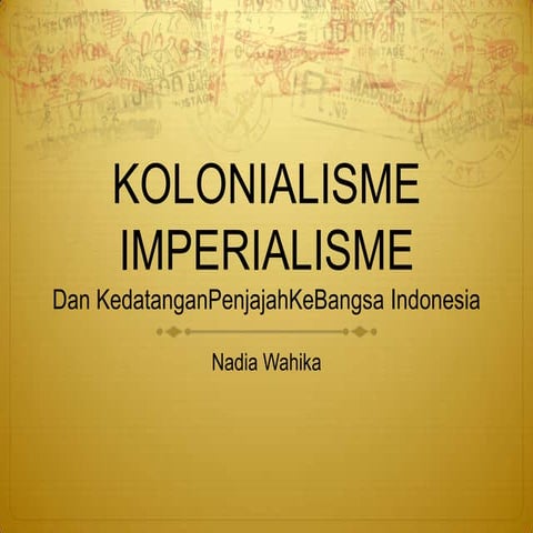 Kolonialisme nadia w