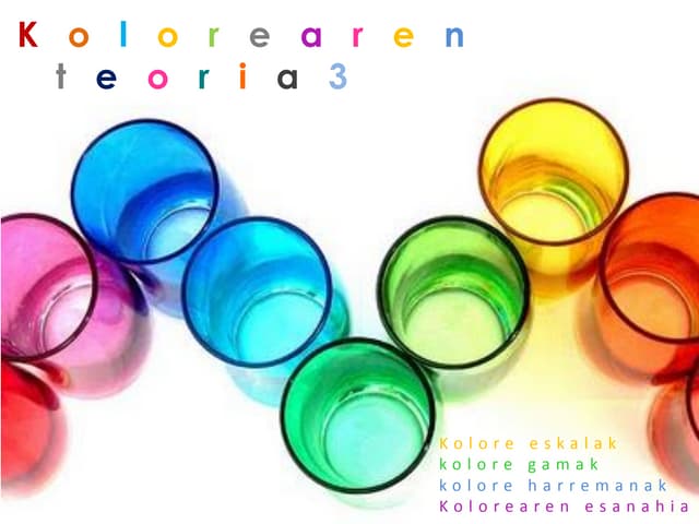 Kolorearen Teoria III