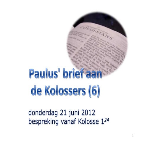 Kolosse deel 6