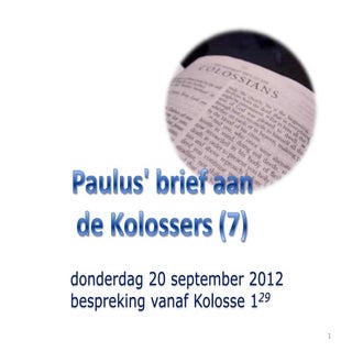 Kolosse deel 7