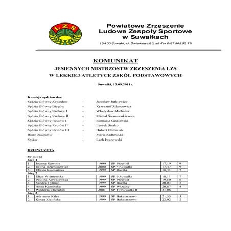 Kom 13.09.2011r. lasp