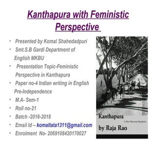 Kanthapura with Feministic Perspective