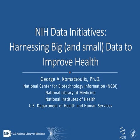 Komatsoulis internet2 global forum 2015