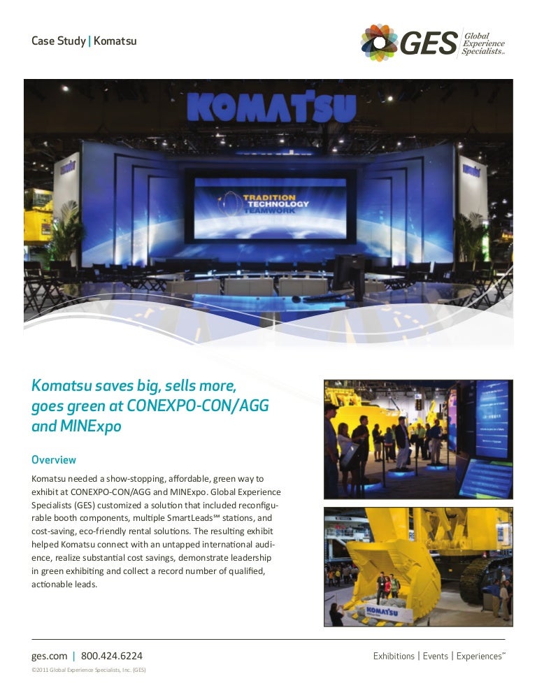 Komatsu business model image