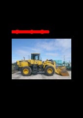 Komatsu wa380 6 wheel loader servic...