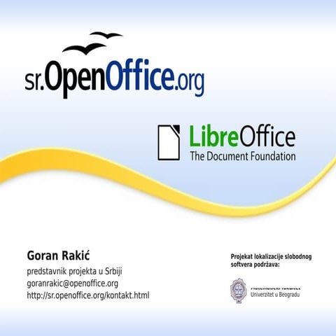 Privredna komora Beograda: OpenOffice.org za mala i srednja preduzeća