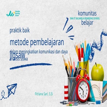 komunitas belajar jigsaw methode in class.pptx