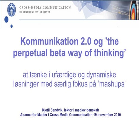Kommunikation 2 0 og the perpertual beta way of thinking 02
