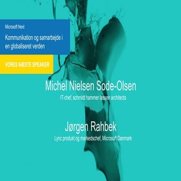 Kommunikation og samarbejde i en globaliseret verden