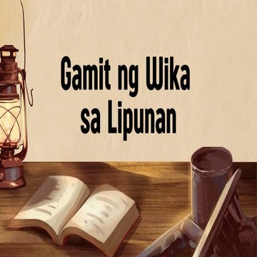 Komunikasyon sa Pagsasaliksik ng Wikang Filipino Presentation
