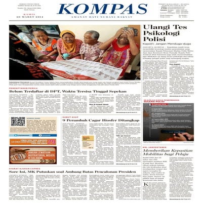 Kompas 20 Maret 2014