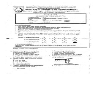 Kompetisi ipa kelas vii  smp 2013 t...