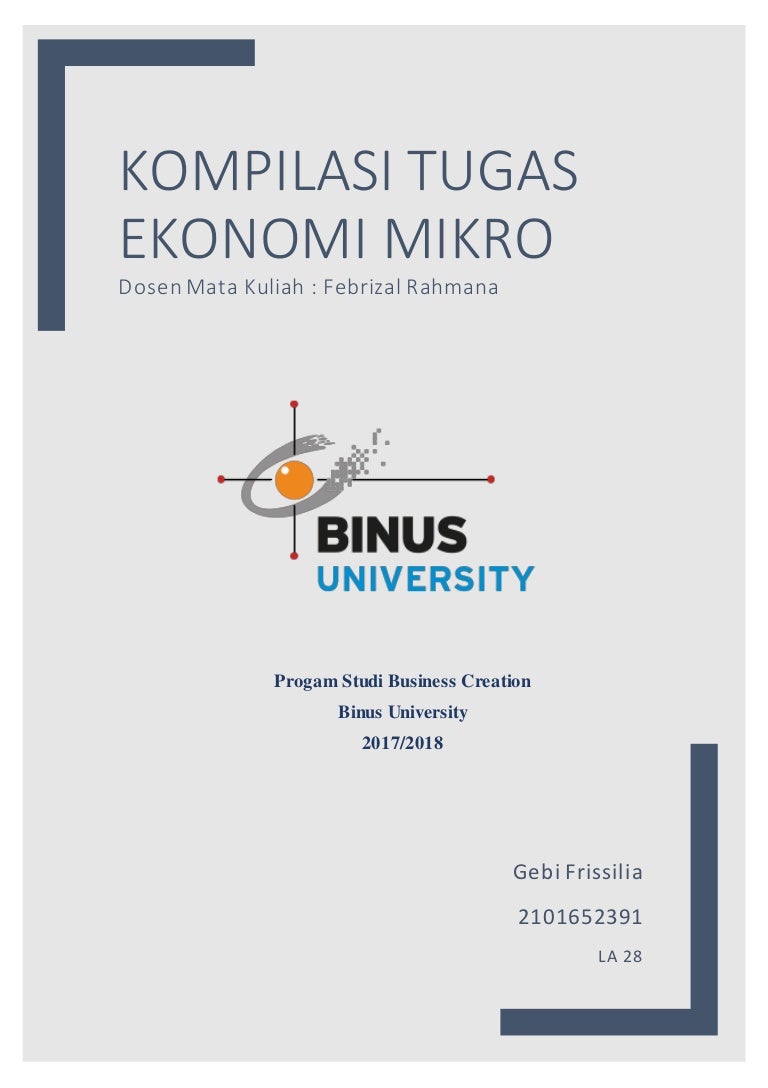 Ekonomi Mikro Bab 3