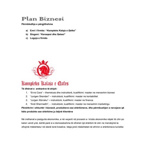 Kompleks kalaja e qafes