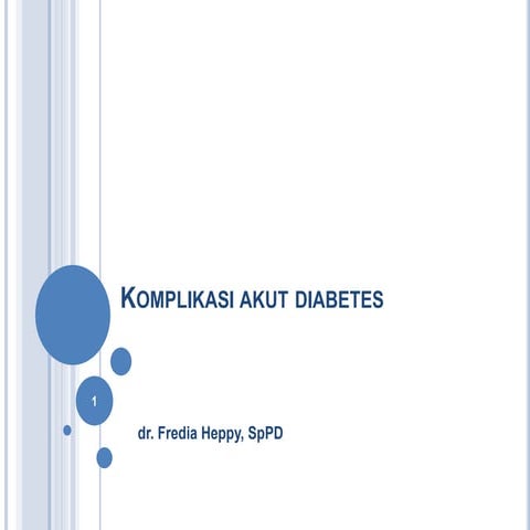 Komplikasi akut diabetes