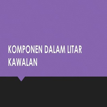 Komponen dalam litar kawalan