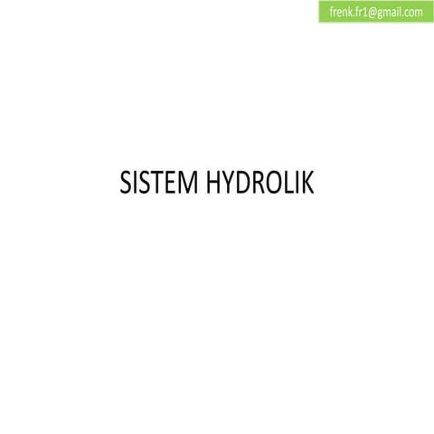sistem hydrolik