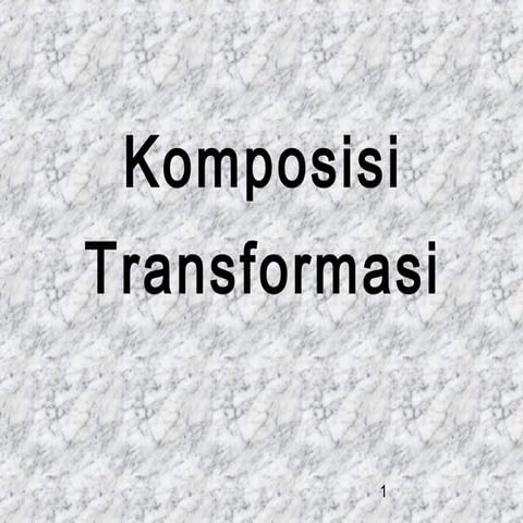 Komposisi transformasi SMA