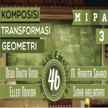 Komposisi transformasi geometri