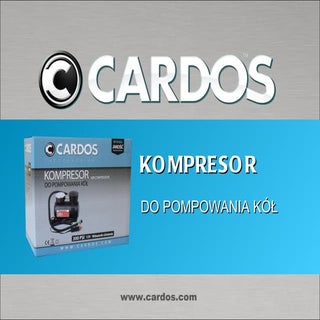 Cardos Kompresor  - do pompowania kol