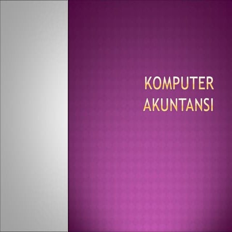 Komputer akuntansi
