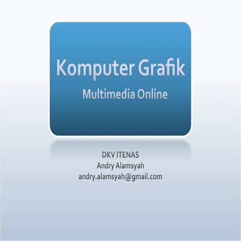 Komputer grafik