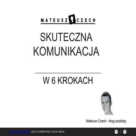 Skuteczna komunikacja | w 6 krokach 