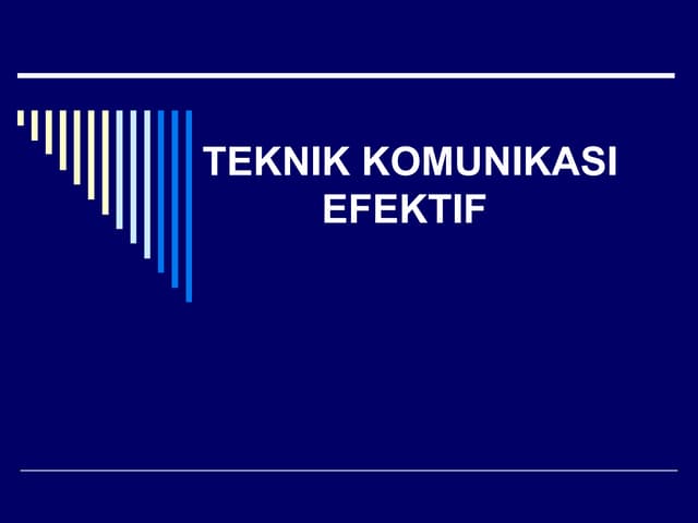 Komunikasi efektif