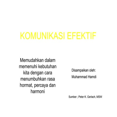 Komunikasi efektif