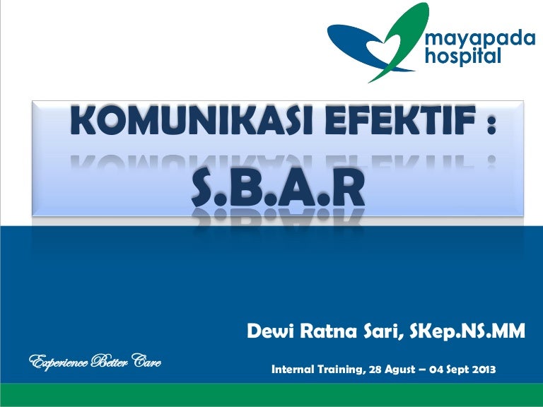 Komunikasi Efektif Sbar Dewi Ratna Sari 2013